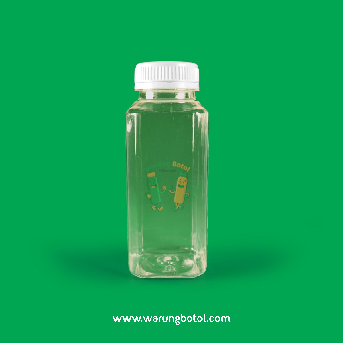 distributor jual botol kale kotak 250ml bening murah terdekat bandung jakarta bogor bekasi